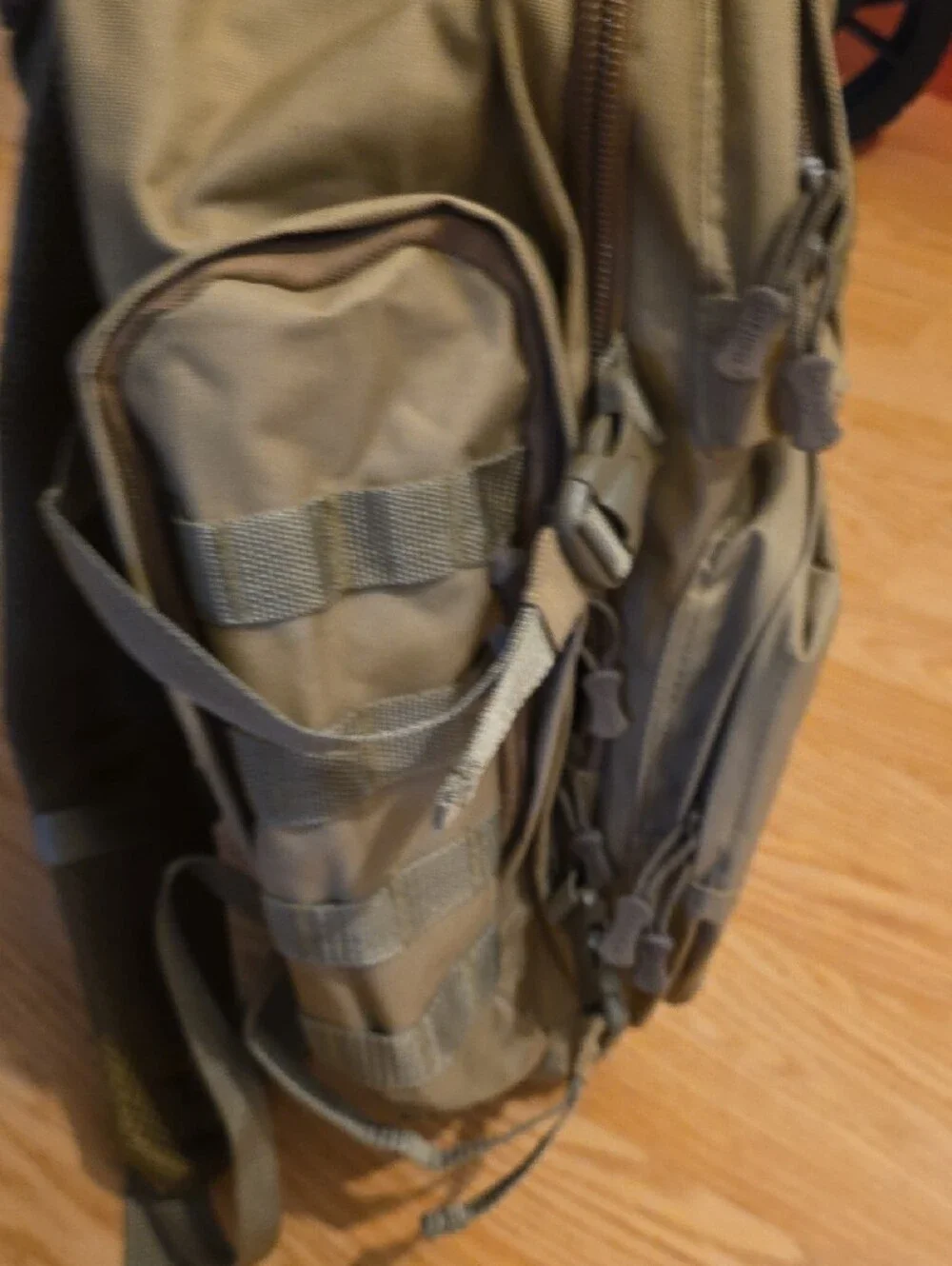 EAST WEST USA Tactical Military-Style Backpack - Khaki